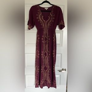 Earthbound Trading Co. Maxi Dress Hippie Size XS